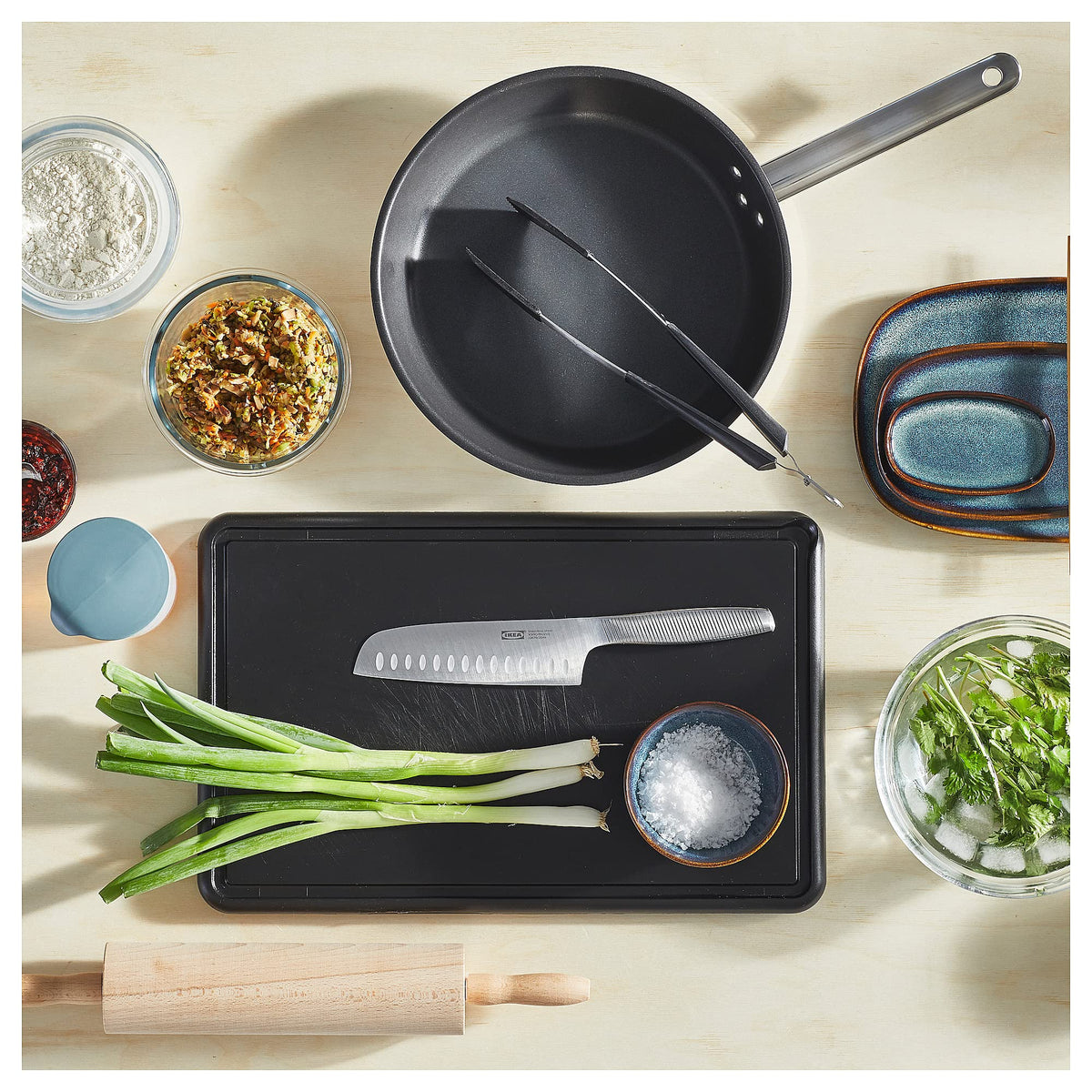IKEA Padella 365 da 28 cm, acciaio inox/rivestimento antiaderente
