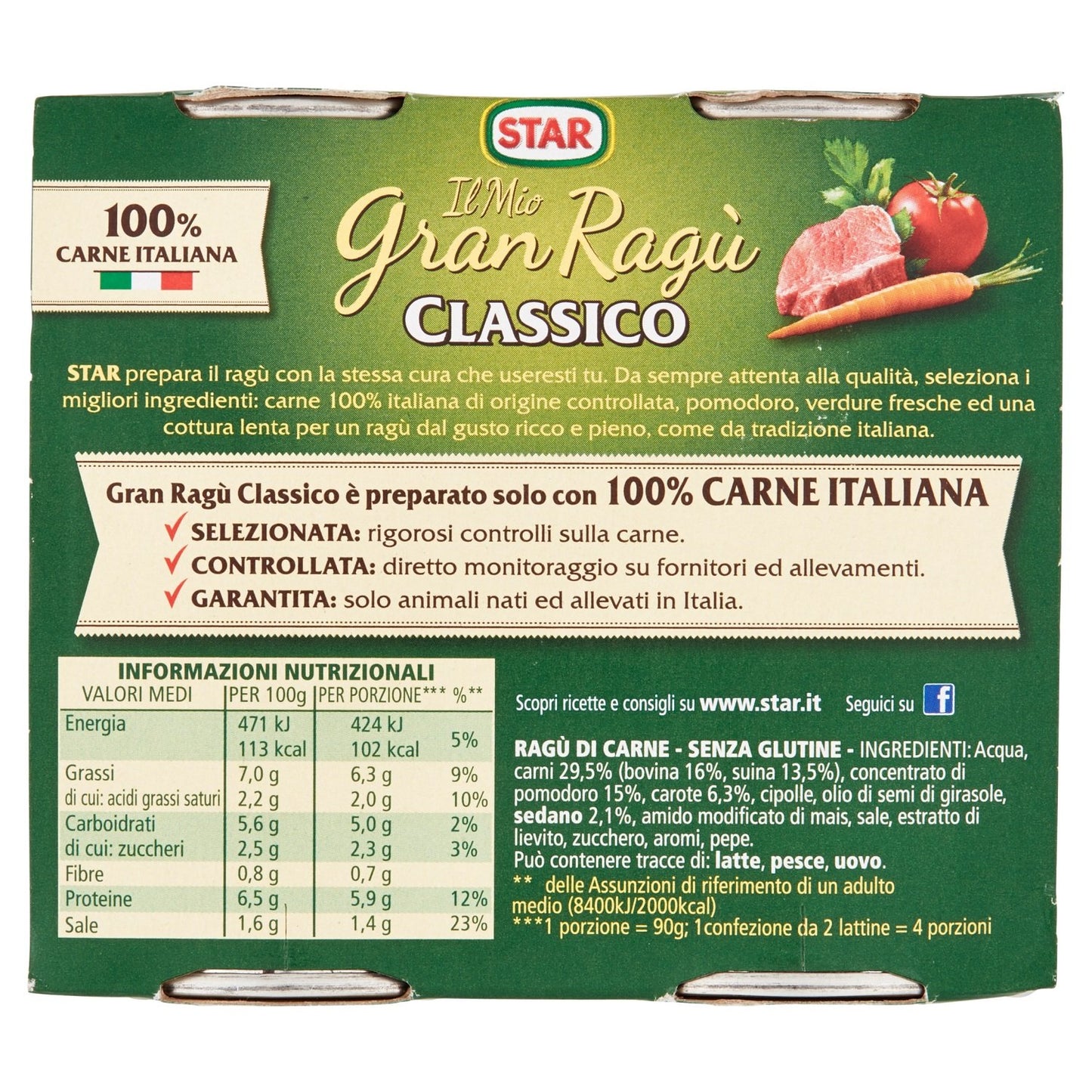 STAR Il Mio Granragù Ragù Classico