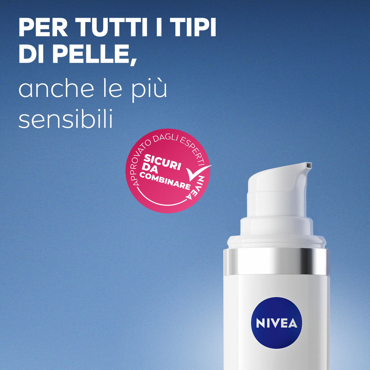 NIVEA Cellular Expert Filler Fluido UV Siero Viso Quotidiano SPF 50 + 30 ml, Siero viso Acido Ialuronico idratante e antirughe, Face serum con SPF50+ contro i segni dell'invecchiamento cutaneo