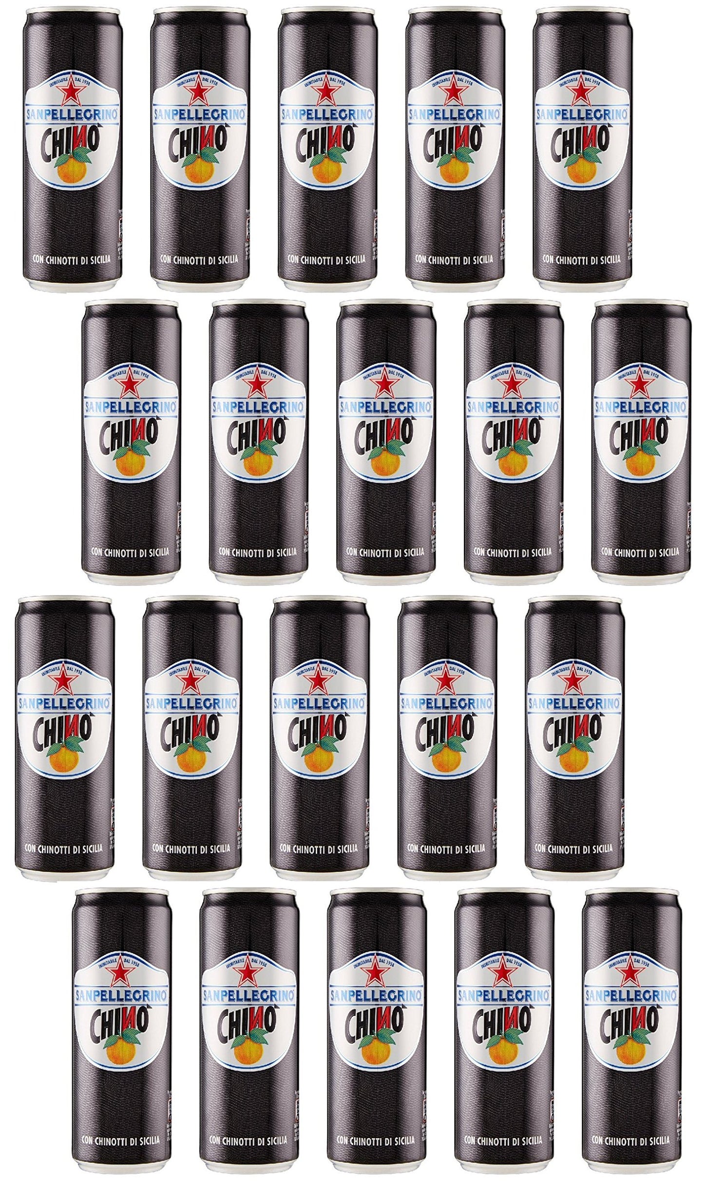 Sanpellegrino: Chinotto "Chinò" Soda Italiana 11,15 Oncia Fluida (33cl) Confezioni (confezione da 20) [Importazione Italiana]