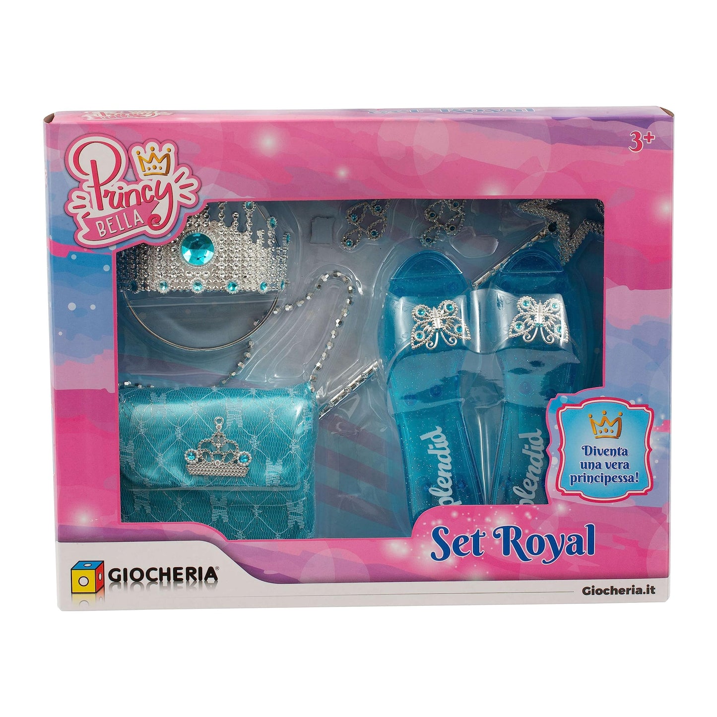 LIBROLANDIA Giocheria GGI190208 PRINCY Bella - Set Principessa Completo di Tanti Accessori
