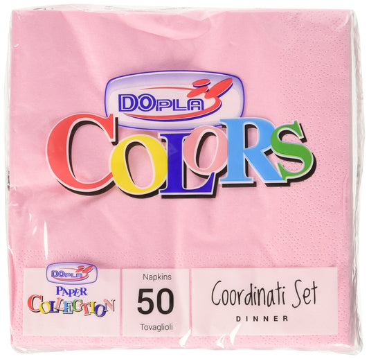 Tovaglioli 2Veli 33X33 X50 Rosa