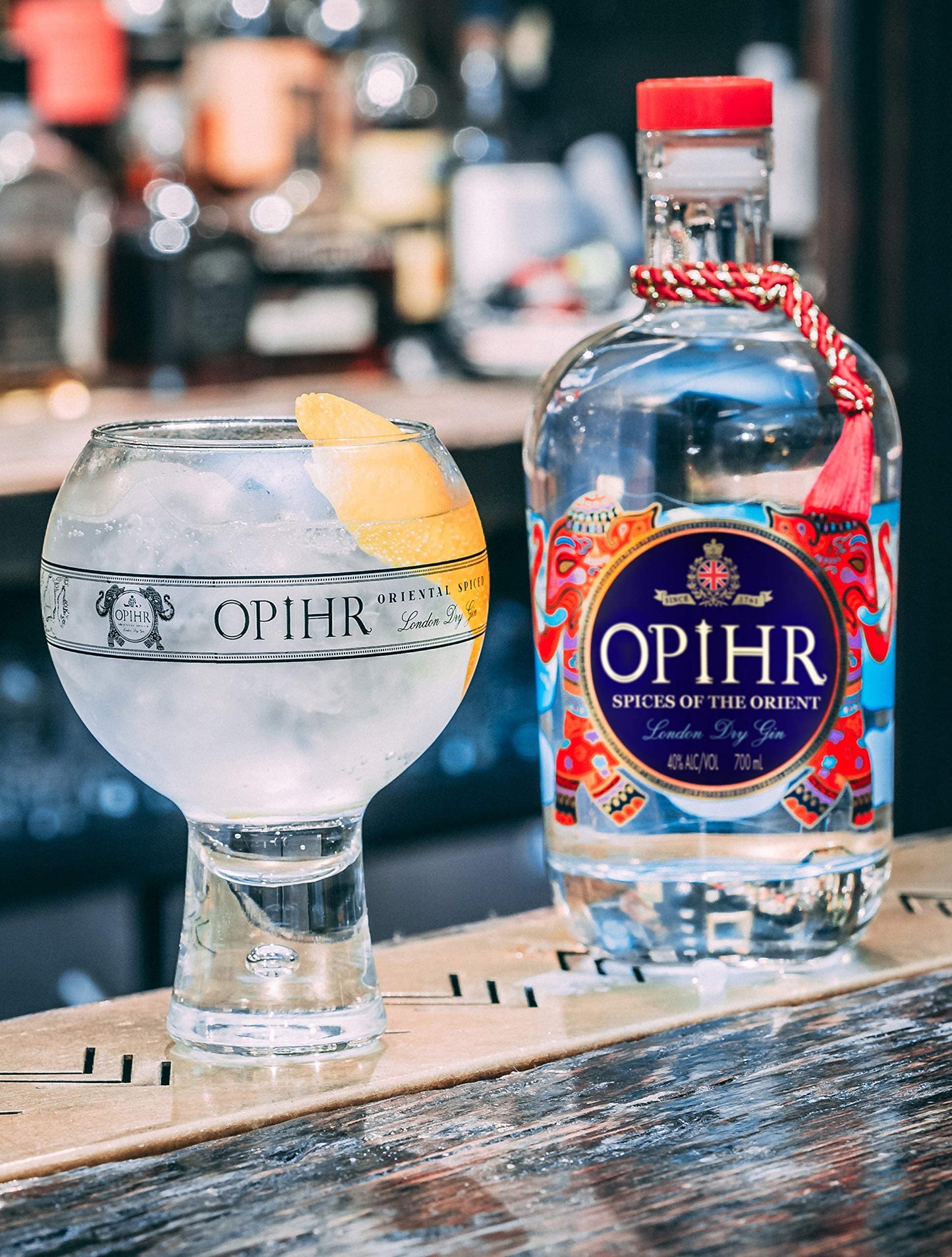 Opihr Gin, Spices of the Orient London Dry Gin, con botaniche raccolte a mano, 70 cl 40% vol