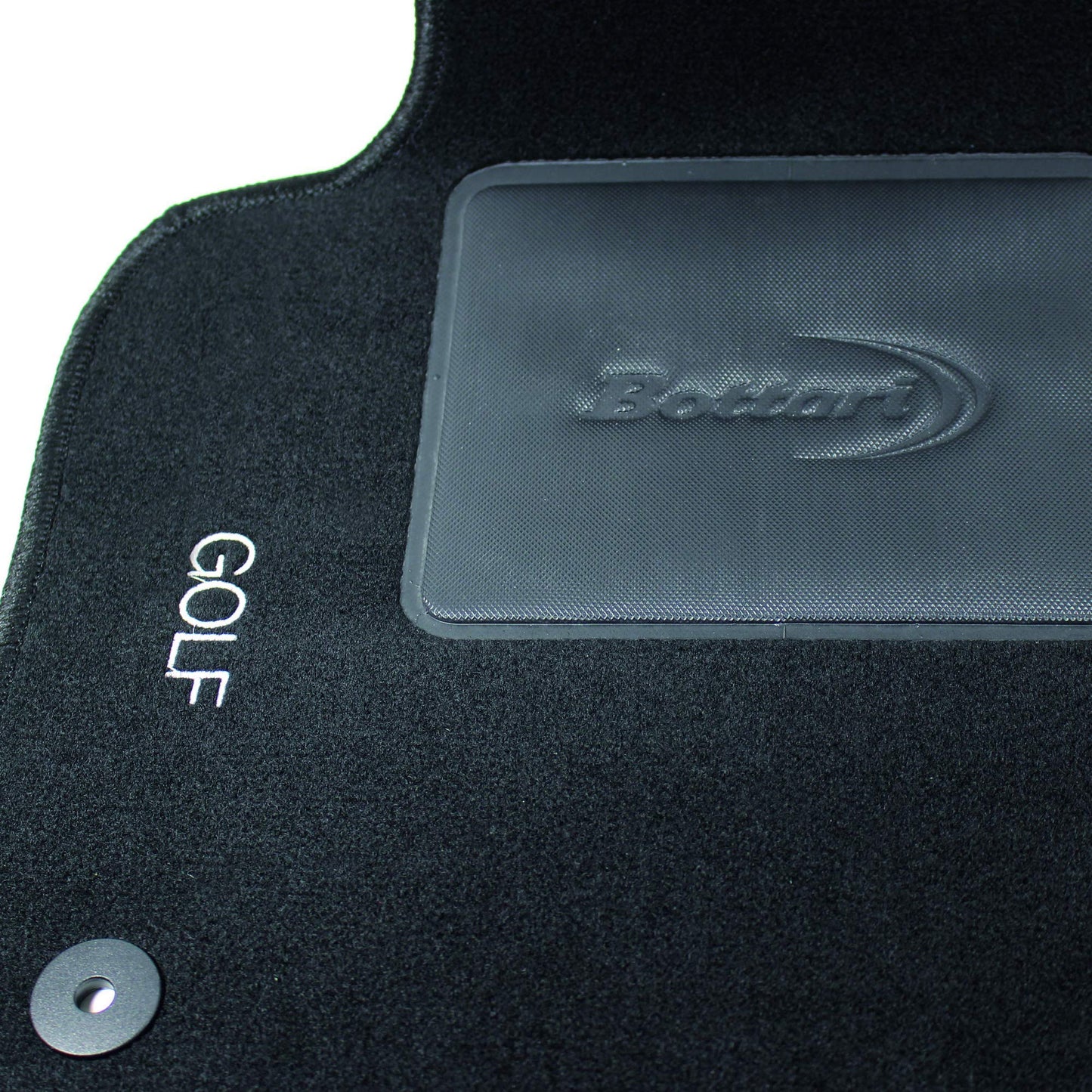 Bottari 39101 Set Tappeti Auto su Misura in Moquette per Modello Golf produzione dal 2008 al 2013 , Nero, 4 Pezzi