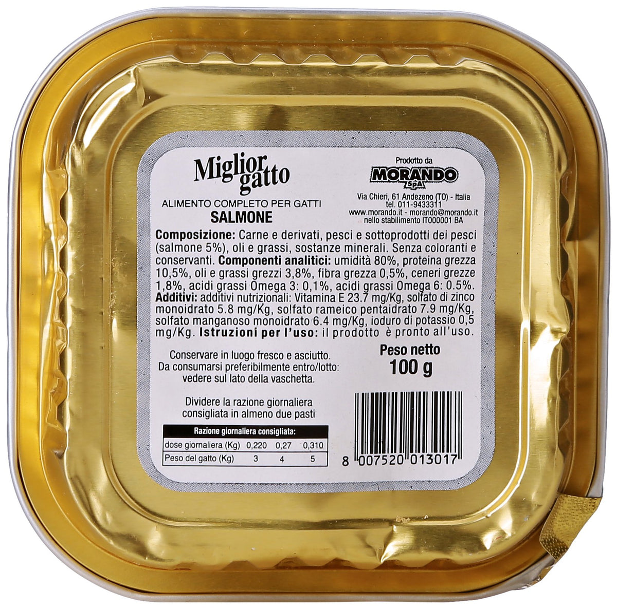 Migliorgatto alutray Salmon