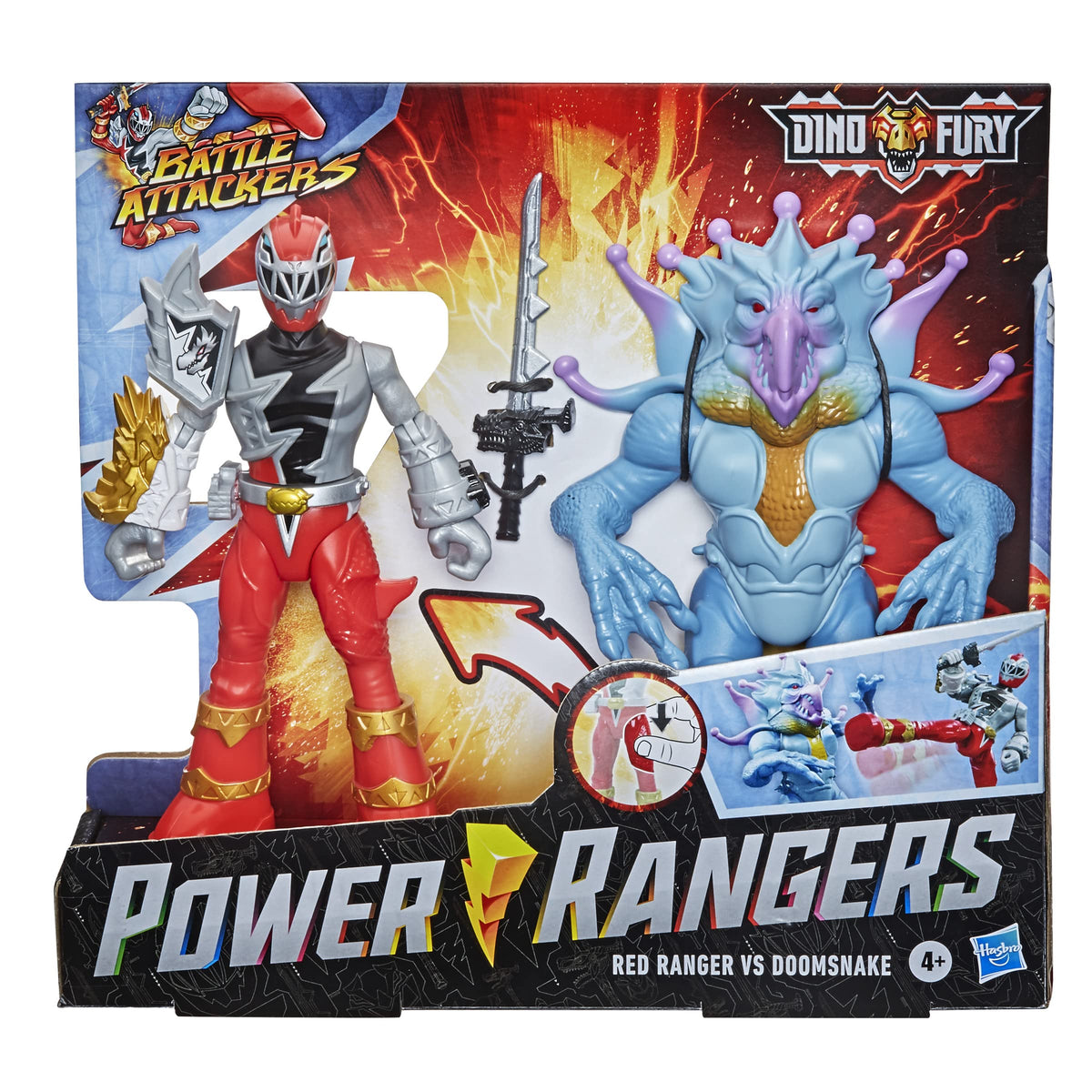 Power Rangers Hasbro Battle Attacker Monster 2 Pack, Multicolore (F3064)
