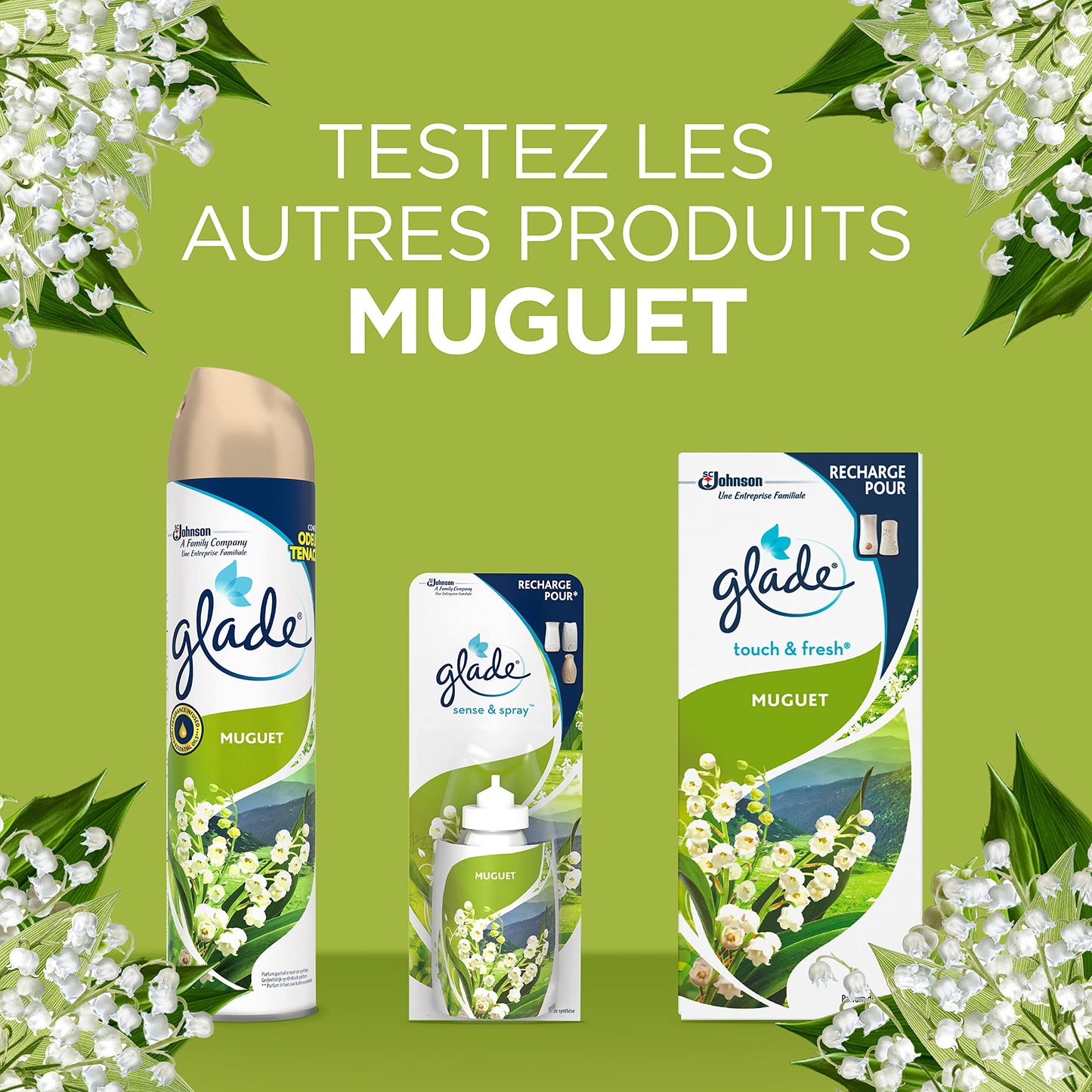 Glade Sense & Spray - Ricarica per diffusore automatico Sense & Spray Muguet