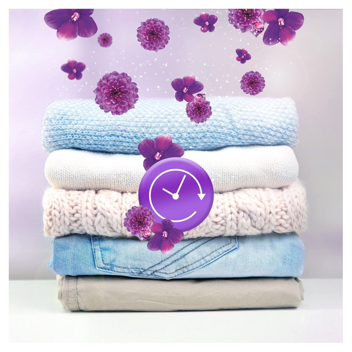 Lenor Perle Profumatore Bucato Lavatrice,210 g, Risveglio primaverile, Intensificatore di Profumo Bucato per un'Esplosione di Freschezza, 100% Plastica Riciclata