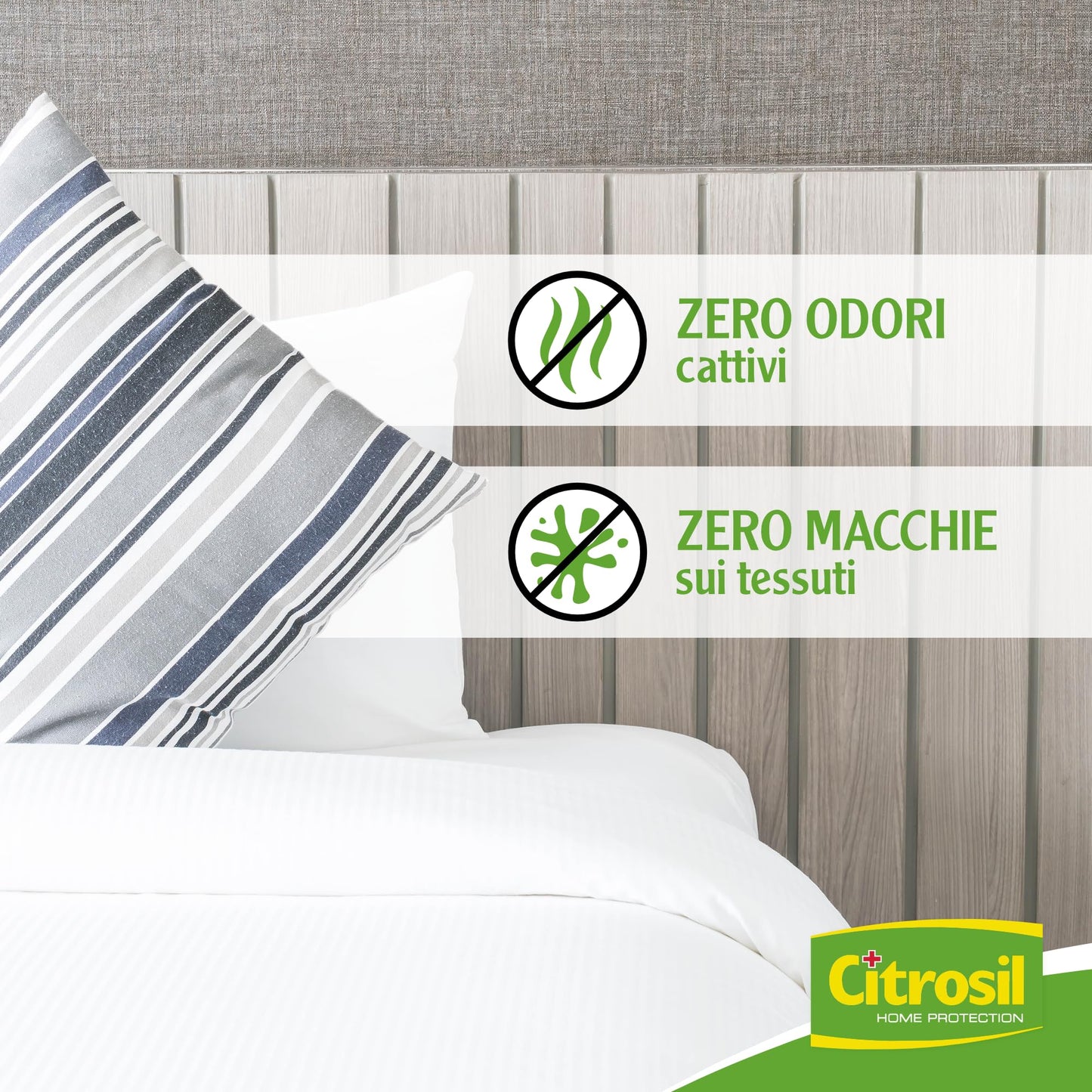 Citrosil Disinfettante Spray, Azione Virucida Completa, Elimina Fino al 99,9% di Virus e Batteri, Essenza di Agrumi, 300 ml