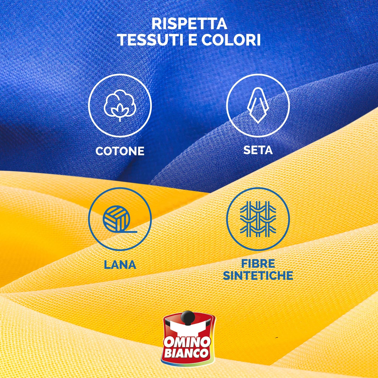 Omino Bianco - Detersivo Lavatrice Liquido Color+, 312 Lavaggi, Specifico per Capi Colorati, Tecnologia Salva i Colori e Cattura il Grigiore, 2600 ml x 6 Confezioni