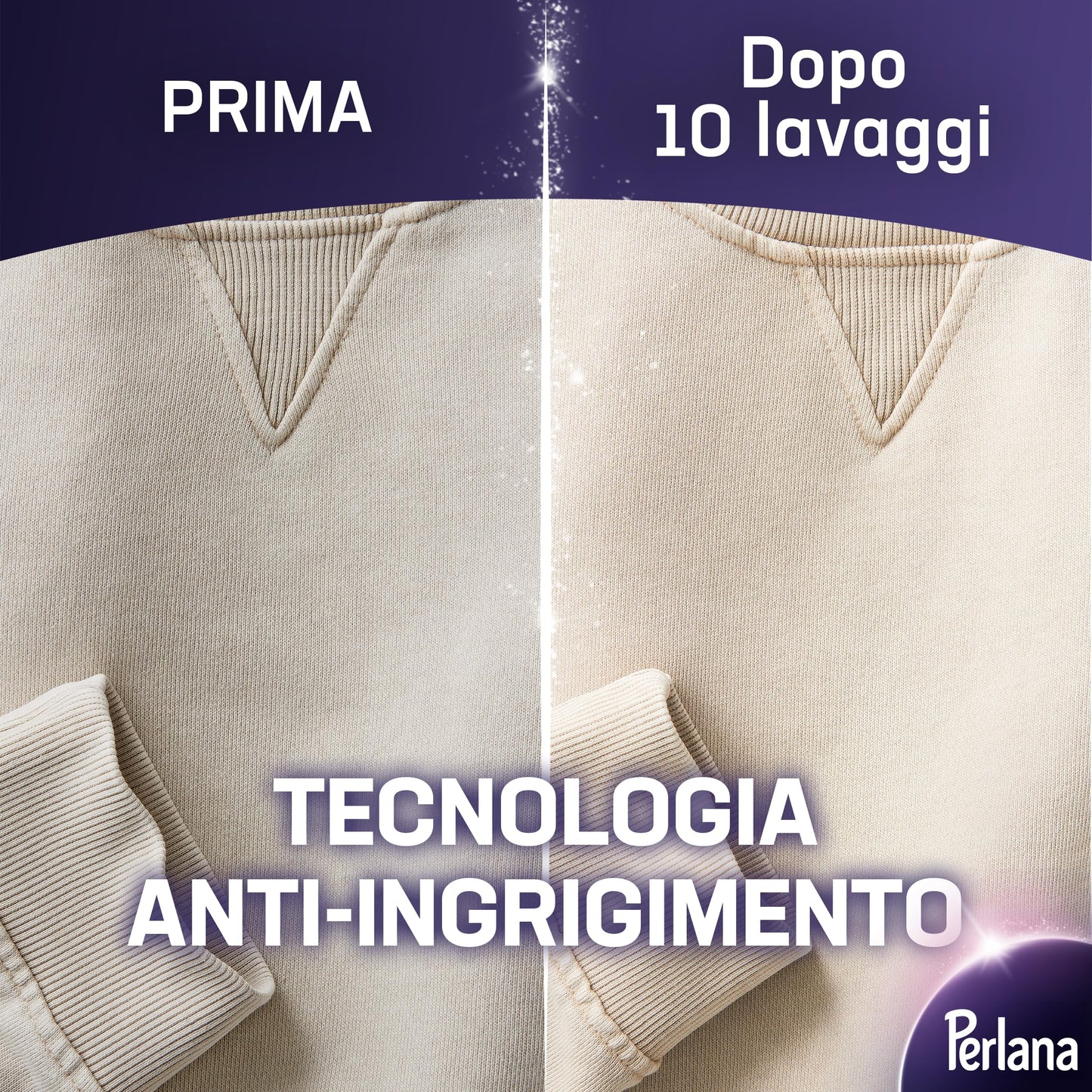 Perlana Detersivo per Chiari e Bianchi (28 lavaggi), Detersivo lavatrice liquido per tutti i capi chiari e bianchi, Detersivo bucato anti-ingrigimento che rinnova le fibre e ravviva i colori