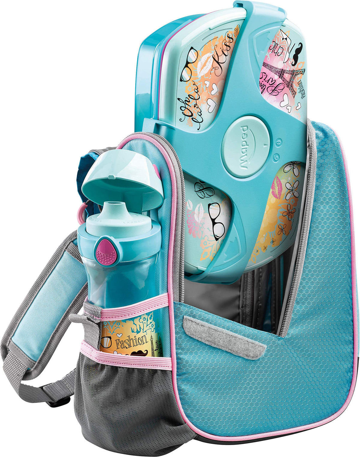 Maped Zainetti Porta Vivande Zainetto per Bambini, 5,5 lt., Paris Fashion