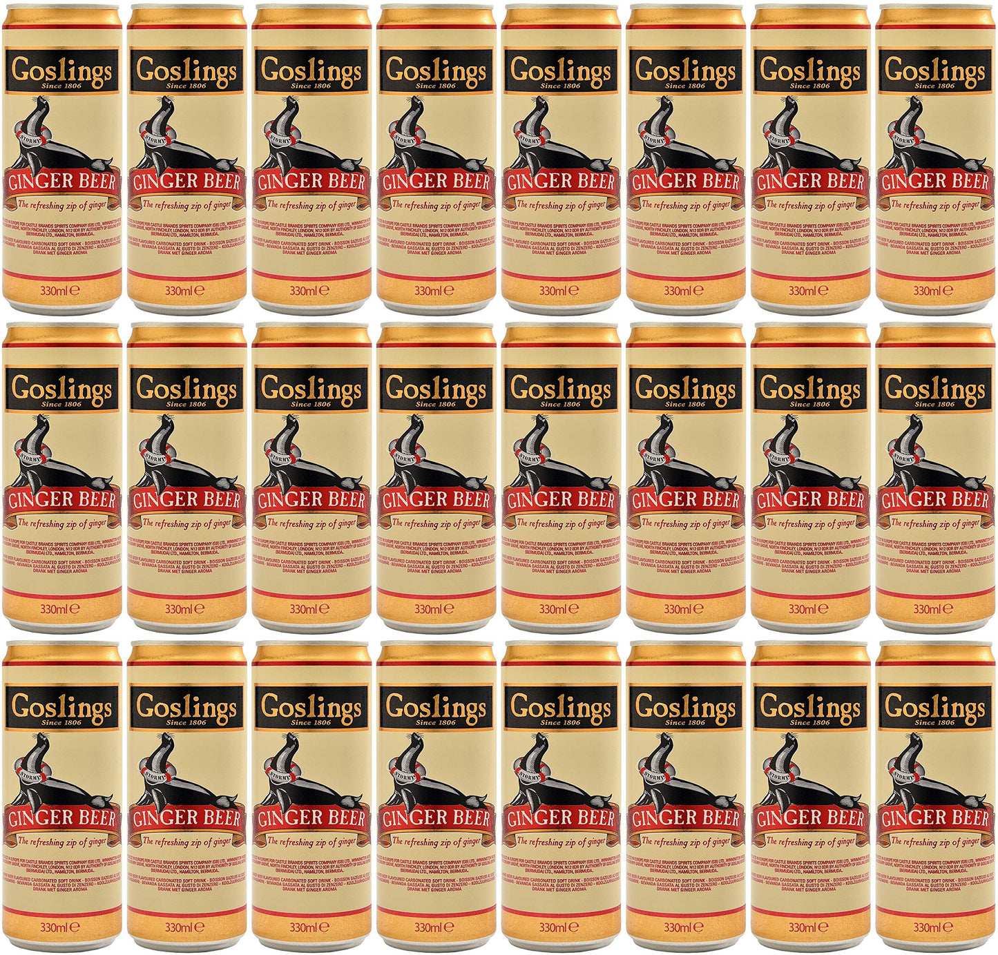 Goslings Ginger Beer 24 x 330ml (Case of 24)