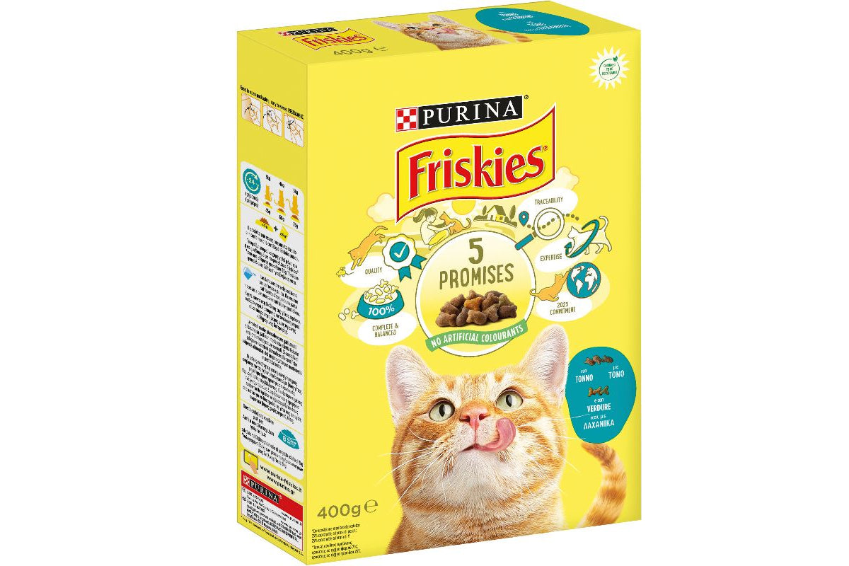 Purina Friskies Crocchette Gatto Adult Tonno e Verdure 400 g