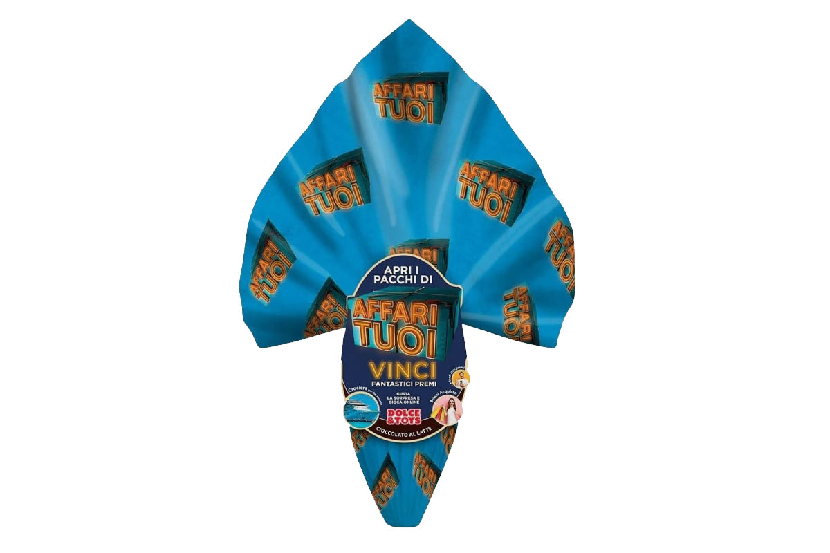 Uovo di Pasqua Affari Tuoi 2026 250gr – Cioccolato al Latte – Sorpresa Ufficiale – Edizione Speciale
